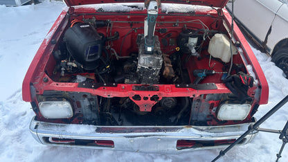 1986-1997 Nissan D21 Hardbody Pickup Radiator Core Support Brackets