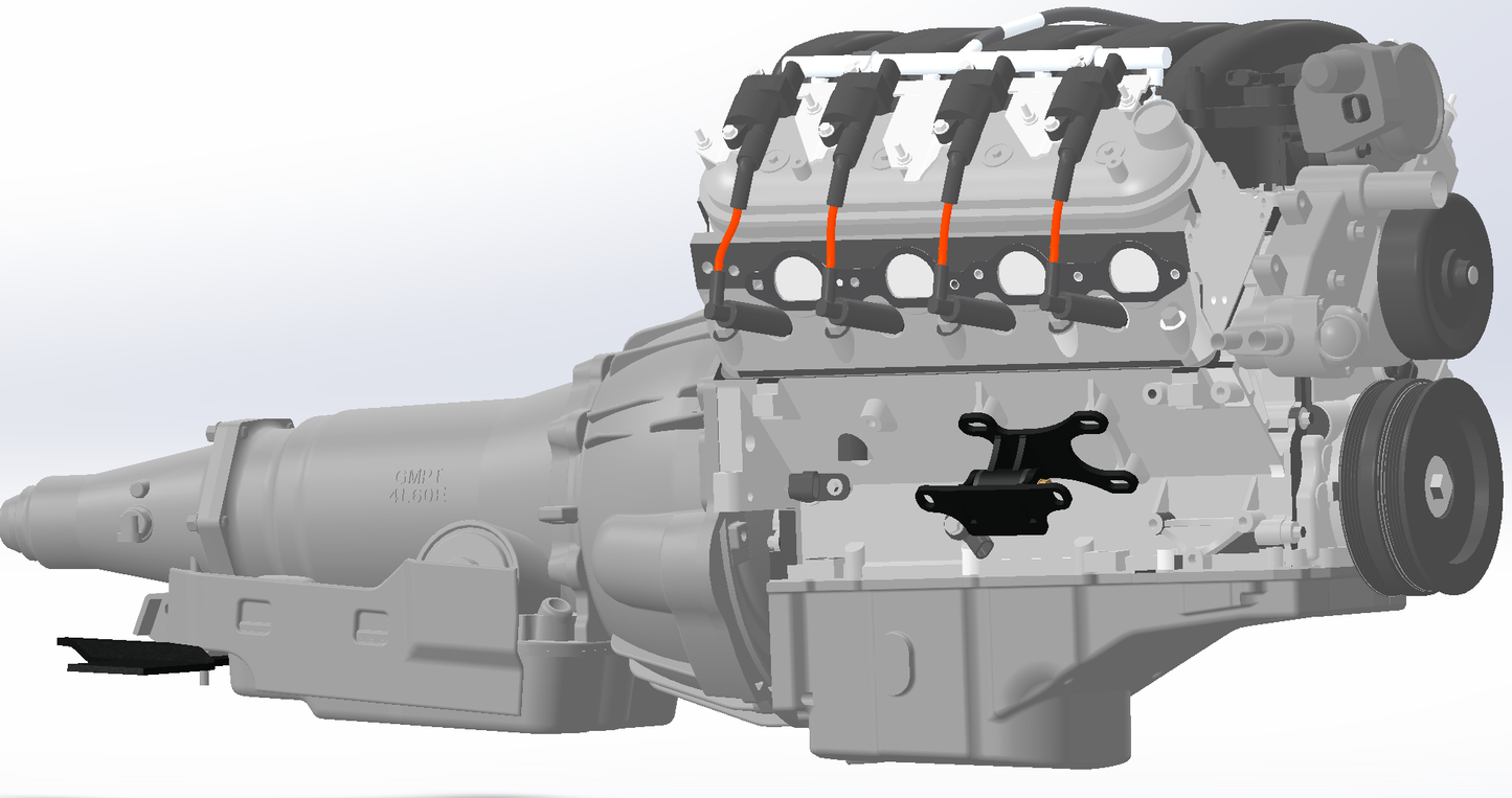 1986-1997 Nissan D21 Hardbody Pickup LS Swap Engine Mounts